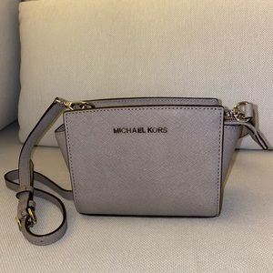 Michael Kors Selma Leather Mini Crossbody
